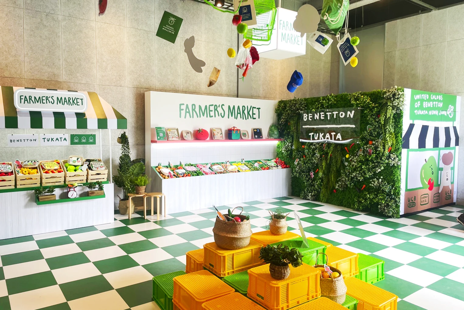 グリーンのファーマーズマーケット全景