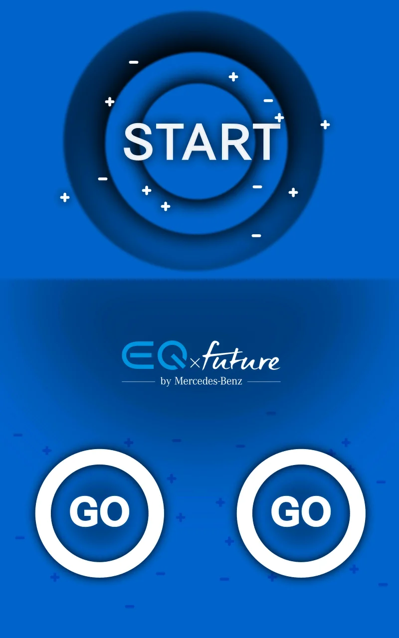 START above and two GO buttons below