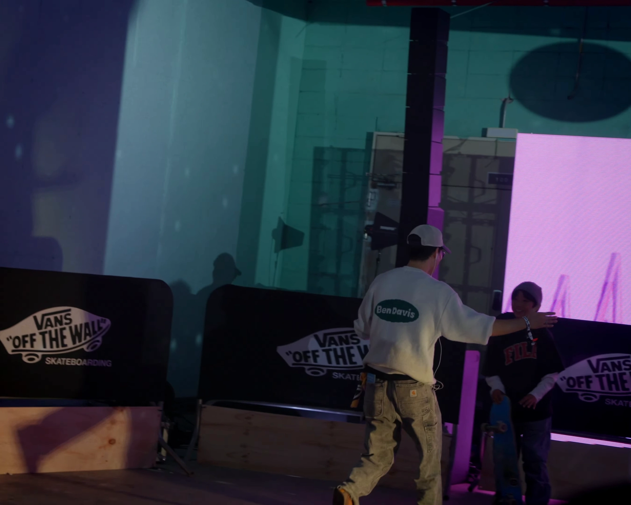 The DJ performance stage