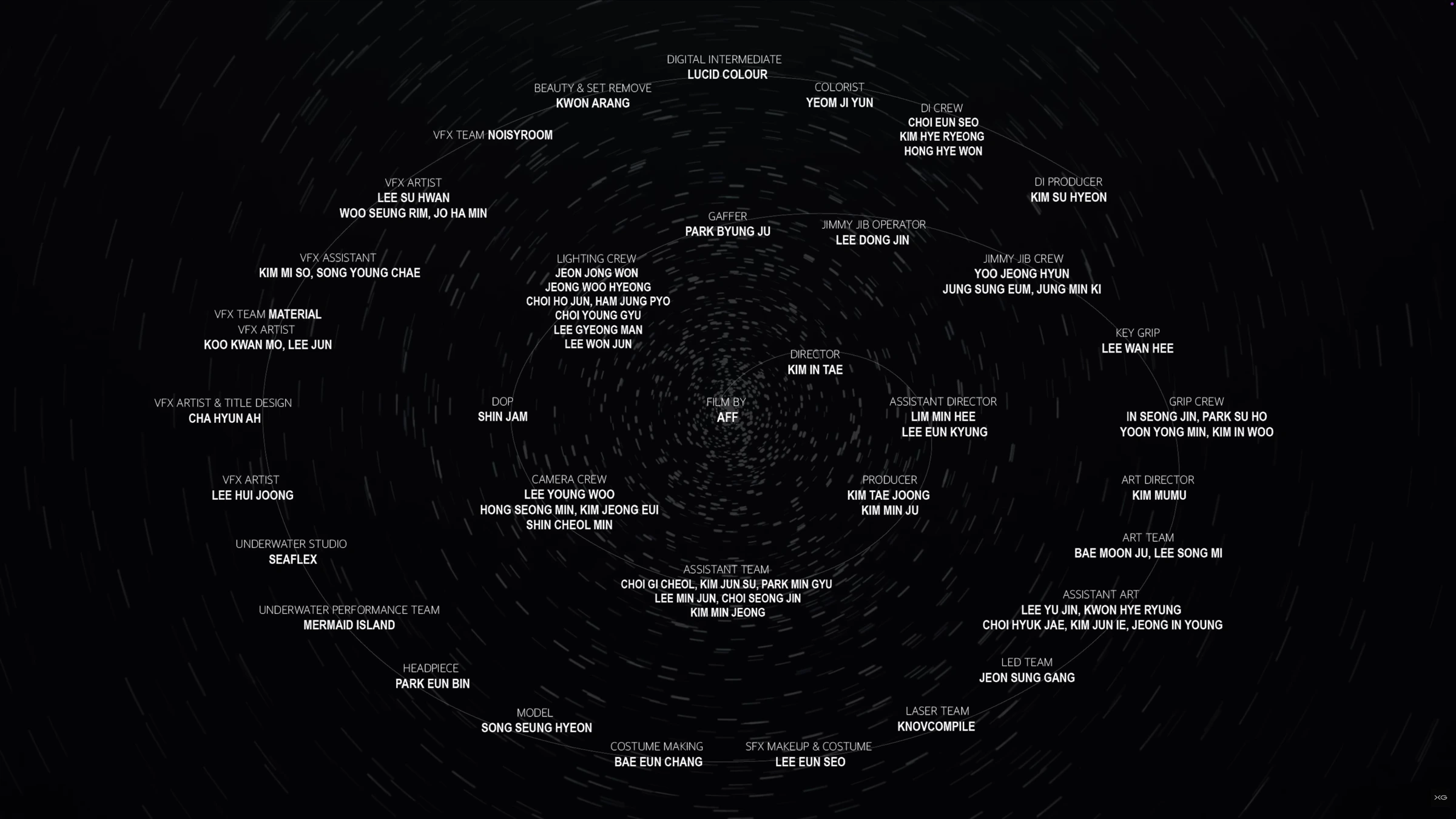 HYPNOTIZE M/V 엔드 크레딧 — LASER TEAM KNOVCOMPILE